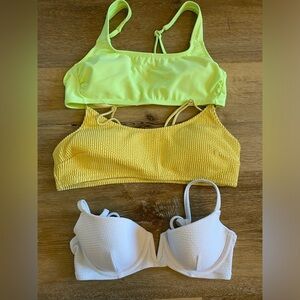 3 Bikini tops from target or H and M